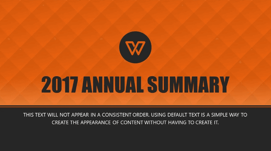 橙色互联网科技商务报告ppt模板