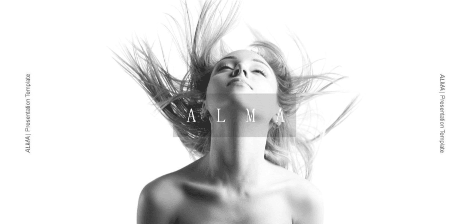 黑白大片欧美时尚PPT模板