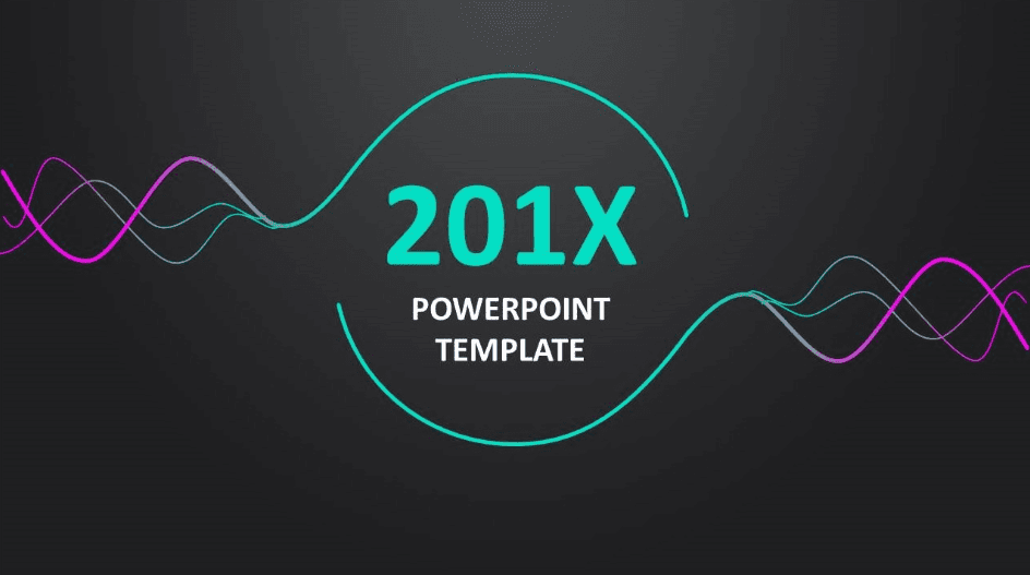 简洁商务科技感黑绿色系工作计划汇报ppt模板