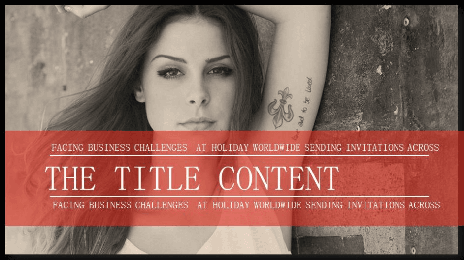 时尚创意欧美风格公司年终工作总结PPT模板