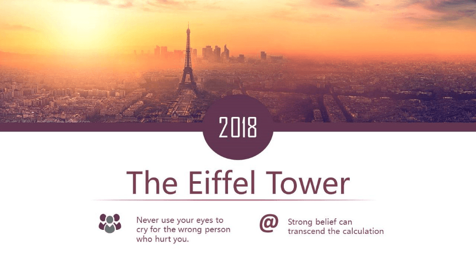 时尚创意欧美风公司年终工作总结PPT模板