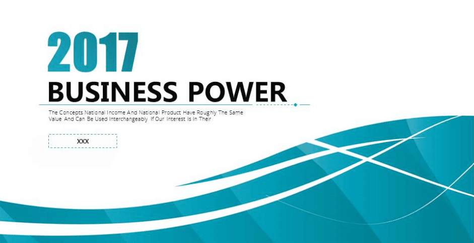 实用简洁商务公司年终工作总结PPT模板