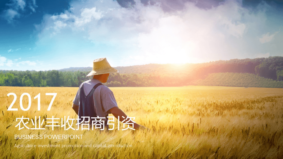 农业项目商业计划书ppt模板