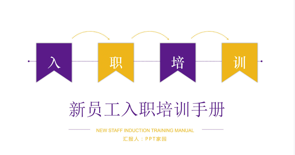 新员工入职培训ppt模板