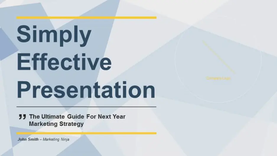 简洁创意欧美风公司年终工作总结PPT模板